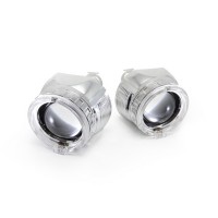 Биксеноновые линзы Infolight G5 Ultimate тип 3 с LED ангельскими глазками