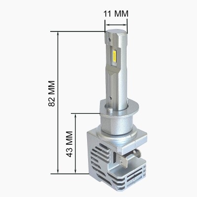 H1 (5000К) Prime-X MINI комплект світлодіодних ламп (2 шт.)