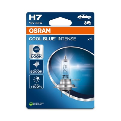 Галогенова лампа OSRAM H7 64210CBN-1BL Cool Blue Intense Next Gen +100% 12V 55W PX26d (1 шт)
