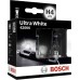 Комплект галогеновых ламп BOSCH Ultra White 4200K H4 55W 12V P43t (1987301181) 2шт./бокс