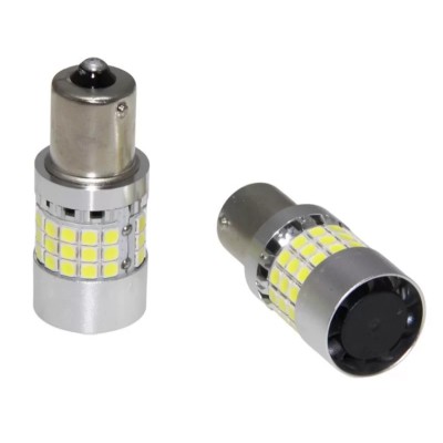 Габарити LED 1156 (P21W) White CANBUS BA15S (2шт)