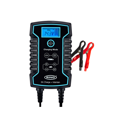 Интелектуальное зарядное устройство RING RESC806 6/12В, 6А
