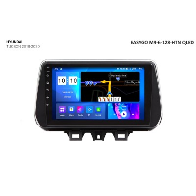 Штатное головное устройство EasyGo M9-6-128-HTN QLED Hyundai Tucson