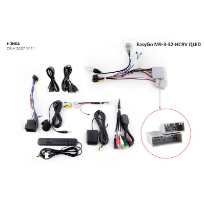 Штатная автомагнитола EasyGo M9-3-32-HCRV QLED Honda CR-V 2007-2011