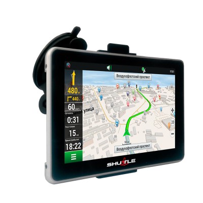 GPS навігатор (7.0"+FM), SHUTTLE PNA-7028