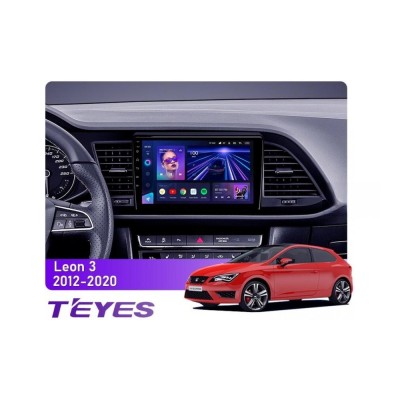 Штатна магнітола Teyes CC3 4+64 Gb Seat Leon 3 2012-2020 9"
