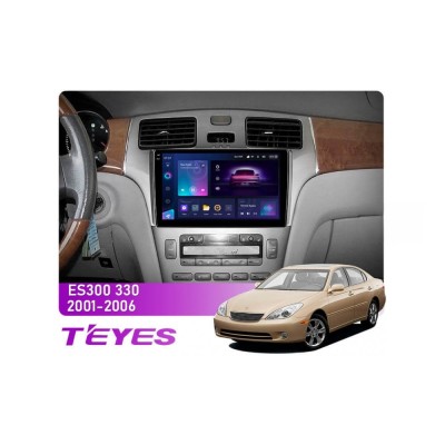 Штатна магнітола Teyes CC3 2k 4+64 Gb Lexus ES250 ES300 ES330 2001-2006 9"