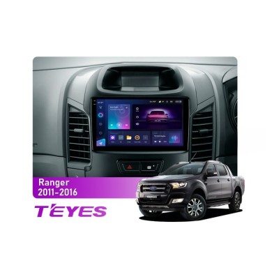 Штатна магнітола Teyes CC3 2k 6+128 Gb 360° Ford Ranger (F2) 2011-2016 9"