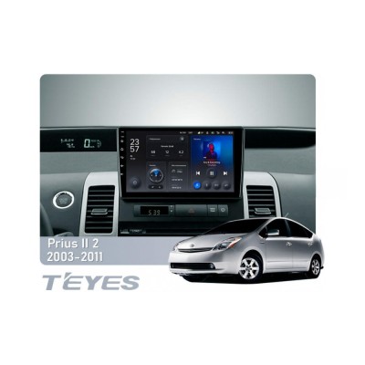 Штатна магнітола Teyes X1 2+32 Gb Wi-Fi Toyota Prius XW20 2 2003-2011 (F2) 9"