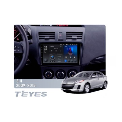 Штатна магнітола Teyes X1 2+32 Gb Wi-Fi Mazda 3 2 2009-2013 9"