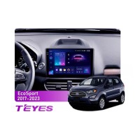 Штатна магнітола Teyes CC3 2k 4+64 Gb Ford EcoSport 2017-2023 10"