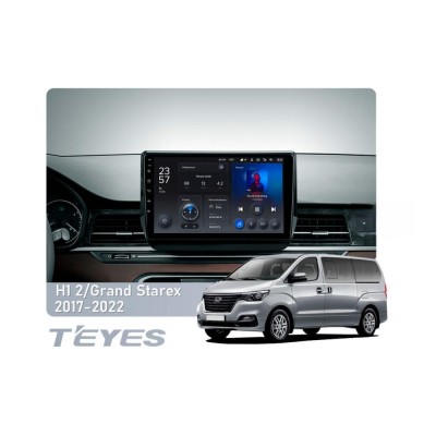 Штатна магнітола Teyes X1 2+32 Gb Wi-Fi Hyundai H1 2 Grand Starex TQ 2017-2022 9"