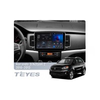Штатна магнітола Teyes X1 2+32 Gb Wi-Fi SsangYong Korando 3 2010-2013 9"
