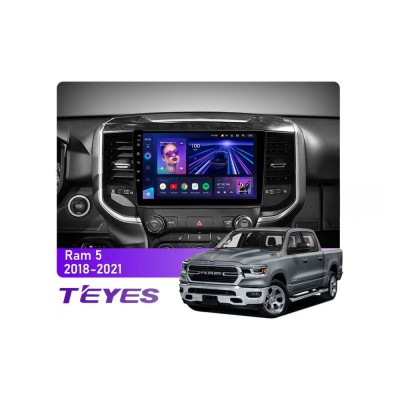 Штатна магнітола Teyes CC3 4+64 Gb Dodge Ram 5 V DT (0 Din) 2018-2021 9"