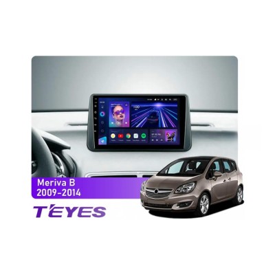 Штатна магнітола Teyes CC3 4+64 Gb Opel Meriva B (0 Din) 2009-2014 9"