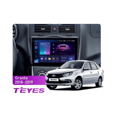 Штатна магнітола Teyes CC3 2k 4+32 Gb LADA Granta Cross 2018-2019 9"