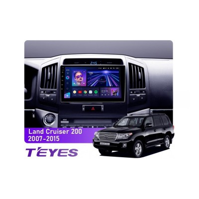 Штатна магнітола Teyes CC3 6+128 Gb Toyota Land Cruiser 11 200 2007-2015 10"