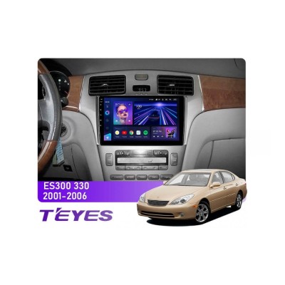 Штатна магнітола Teyes CC3 6+128 Gb 360° Lexus ES250 ES300 ES330 2001-2006 9"
