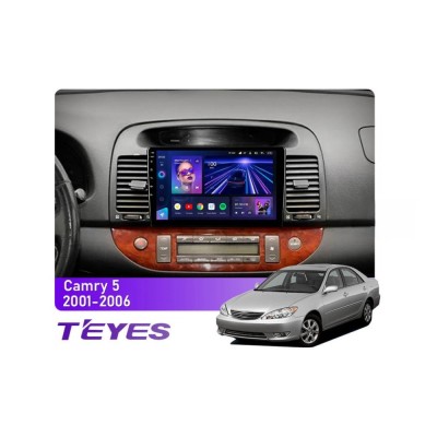 Штатна магнітола Teyes CC3 6+128 Gb 360° Toyota Camry 5 XV 30 2001-2006 (A) 9"