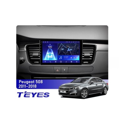 Штатна магнітола Teyes CC2 PLUS 3+32 Gb Peugeot 508 (0 Din) 2011-2018 9"