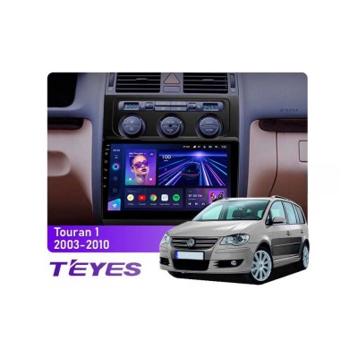 Штатна магнітола Teyes CC3 6+128 Gb Volkswagen Touran 1 2003-2010 (B) 10"