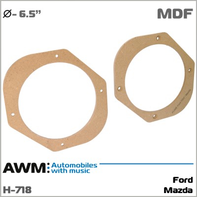 Проставки під динаміки AWM H-718 для автомобілів Ford, Mazda