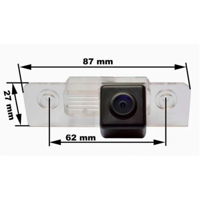 Камера заднього виду Falcon HS8057-AHD Cube Skoda Octavia 2008-2012