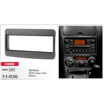 Перехідна рамка CARAV Toyota 1 DIN (11-036)