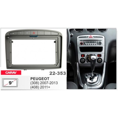 Перехідна рамка Carav Peugeot 308, 408 (22-353)