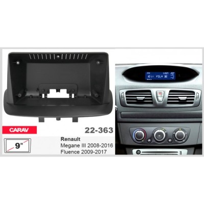 Перехідна рамка Carav Renault Megane III, Fluence (22-363)