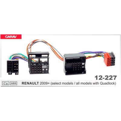 Перехідник для магнітол Renault Carav 12-227