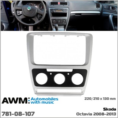 Перехідна рамка AWM Skoda Octavia A5 (781-08-107)
