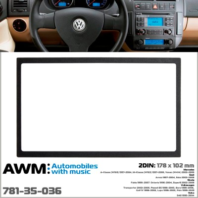 Перехідна рамка AWM Volkswagen, Skoda, Seat, Mercedes (781-35-036)