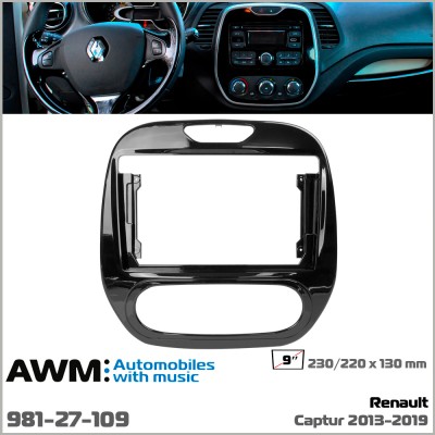 Перехідна рамка AWM Renault Captur (981-27-109)