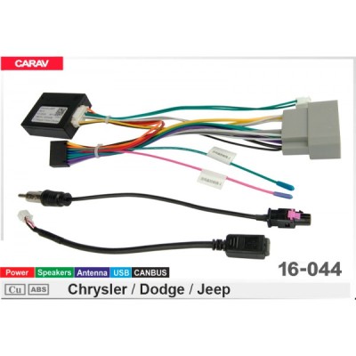 Перехідник для магнітол 9", 10.1" Chrysler, Dodge, Jeep Carav 16-044