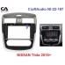 Рамка переходная CraftAudio NI-22-187 NISSAN Tiida 2016+ (кондиционер) 9"