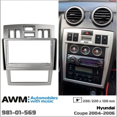 Перехідна рамка Hyundai Coupe AWM 981-01-569