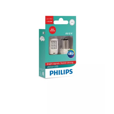 LED лампа PHILIPS 11499ULRX2 P21/5W 12V X2 RED