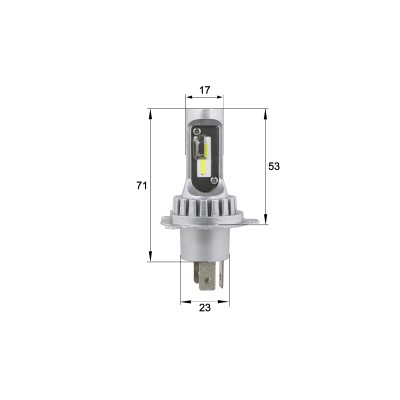LED лампа Sho-Me F3 H4 20W