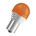 LED лампа OSRAM 7557YE PY21W Premium 12V BAU15s 2pcs. blister