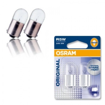 Галогенна лампа OSRAM 5007-02B R5W 12V BA15s 10X2 Blister
