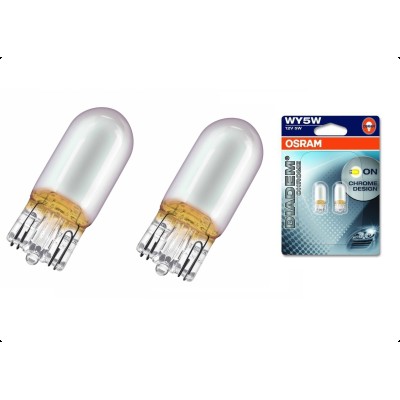 Галогенна лампа OSRAM 2827DC-02B Diadem Chrome WY5W 12V W2,1X9,5D 10X2 Blister
