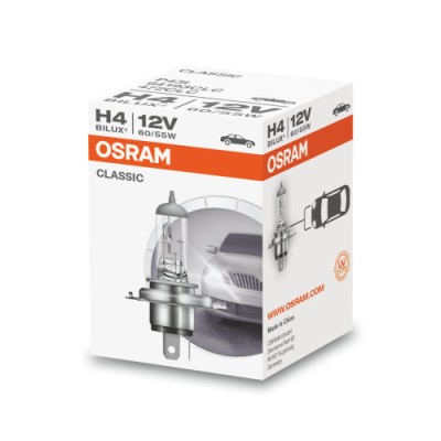 Галогенна лампа OSRAM H4 64193 Classic 60/55W P43T 12V 10X10X1