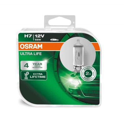 Галогенна лампа OSRAM 64210ULT UltraLife H7 12V 55W PX26d 10X2 HardDuopet