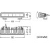 Світлодіодна фара OSRAM LEDDL105-SP SX180-SP 15Watt 12/24V Slim Series