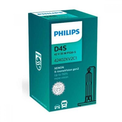 Ксеноновая лампа Philips D4S X-treme Vision gen2 42402 XV2 С1