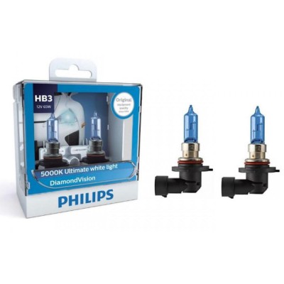 Лампа галогенная Philips HB3 Diamond Vision 2шт/блистер 9005DVS2