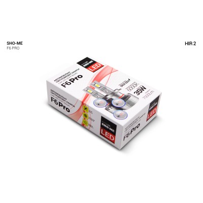 Комплект світлодіодних ламп Sho-Me F6-Pro HIR2 35W