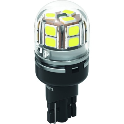 Світлодіодна лампа PHILIPS 11067CU70X1 W16W (T15) LED Ultinon Pro7000 W2.1X9.5d WHITE 12/24V (1 шт)