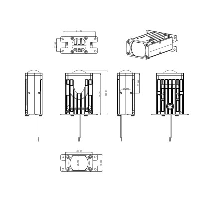 Комплект світлодіодних матрічних лінз Infolight Matrix 1inch